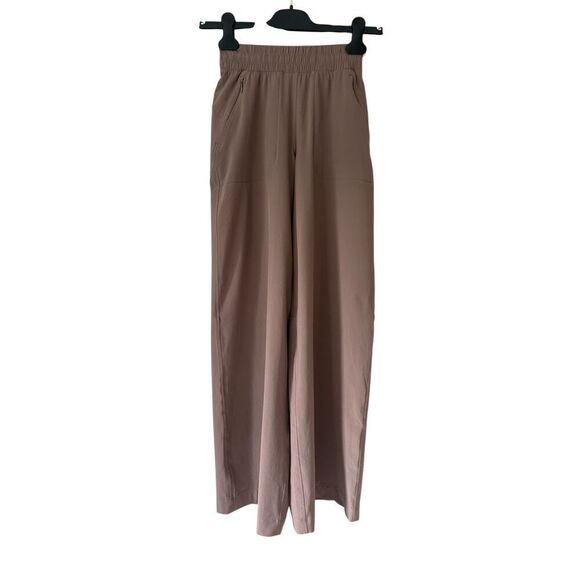 Lululemon Swift Mid Rise Wide Leg Pants size 0 Blush Pink Taupetastic - Picture 5 of 14